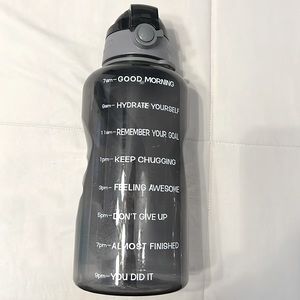Motivation water bottle 128oz.
